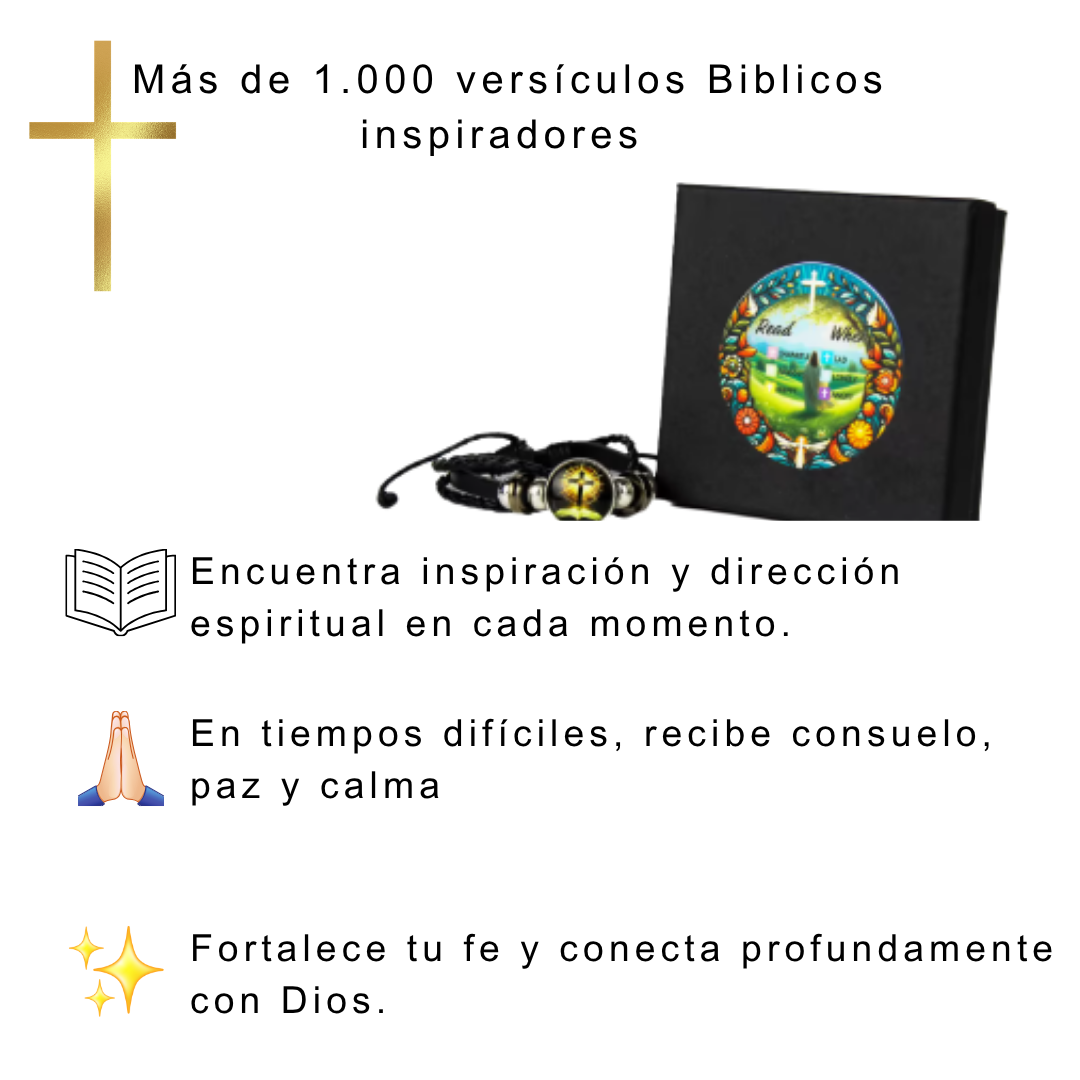 Pulsera con Versículo Bíblico Diario