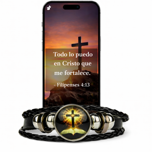 Pulsera con Versículo Bíblico Diario